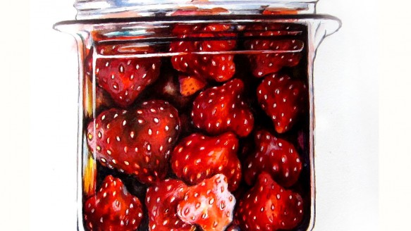 strawberry jar